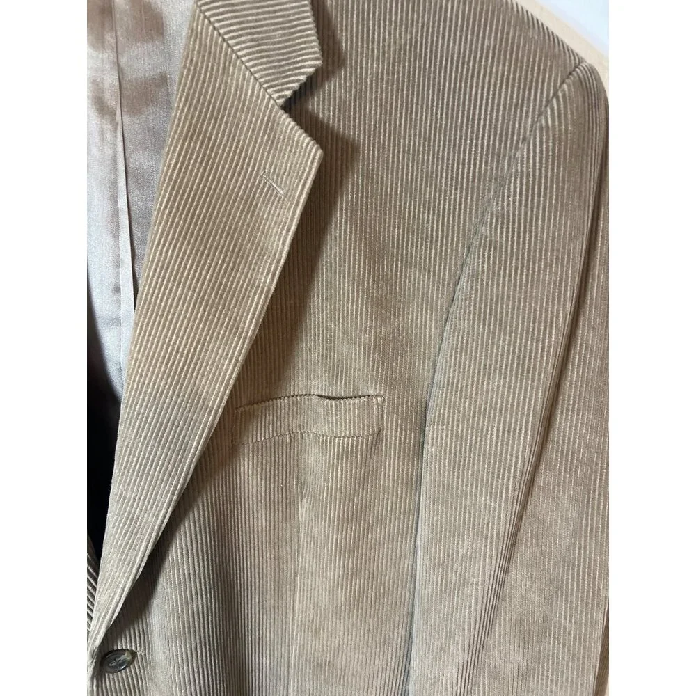 Men's Lauren Ralph Lauren size‎ 46R tan corduroy blazer jacket